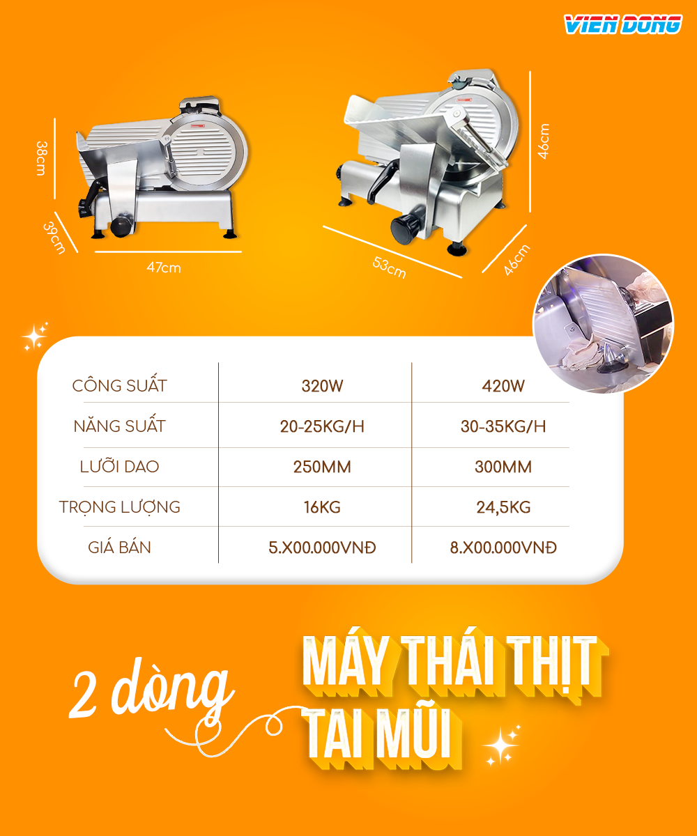 máy thái thịt tai mũi ES