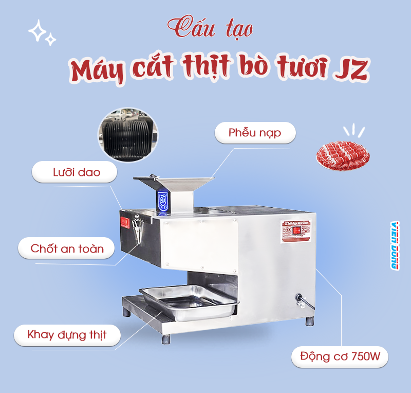 máy cắt thịt bò tươi