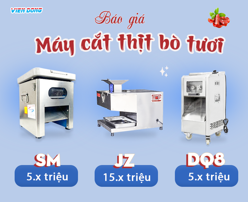 máy cắt thịt bò tươi