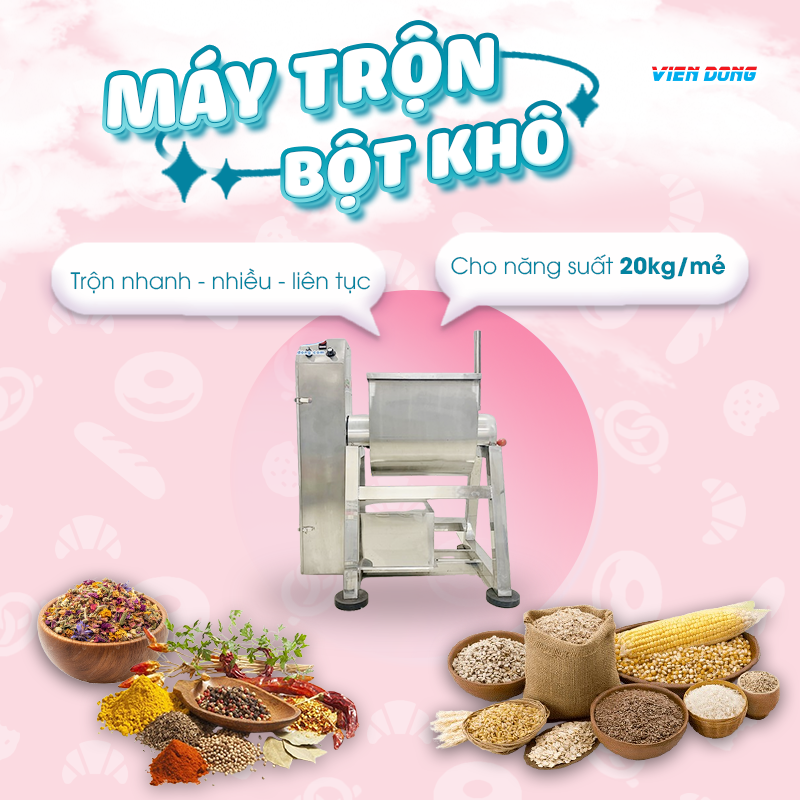 Máy trộn bột khô