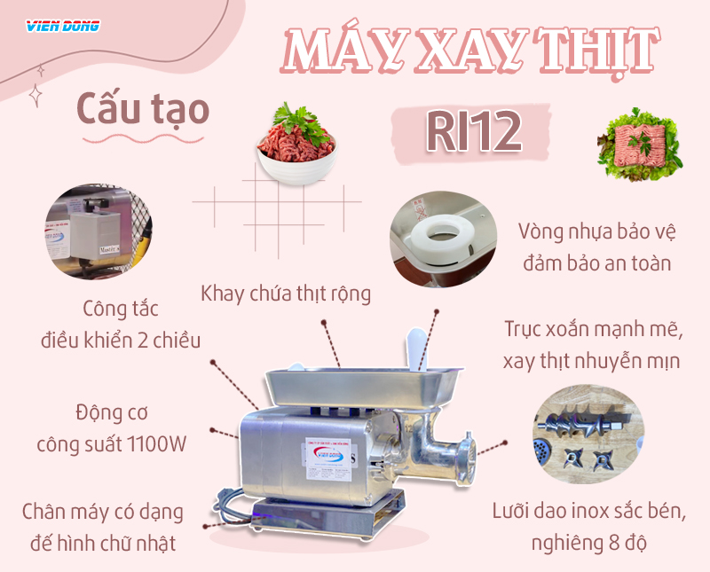 lưỡi dao máy xay thịt công nghiệp