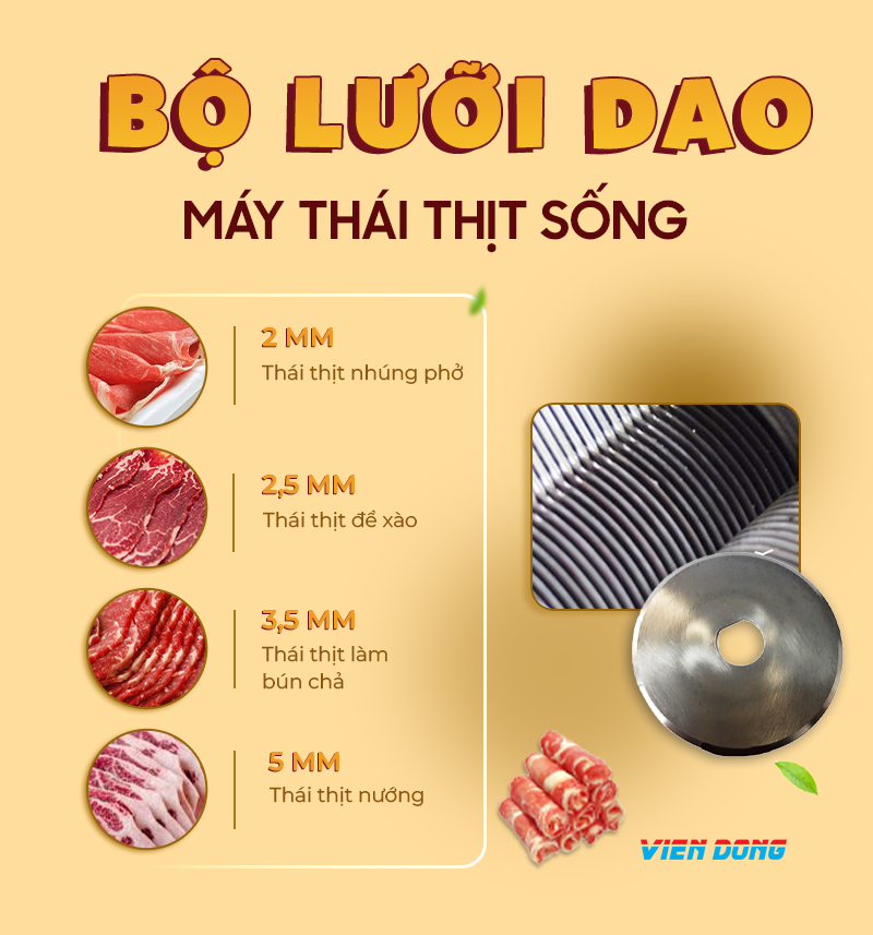 máy thái thịt viễn đông