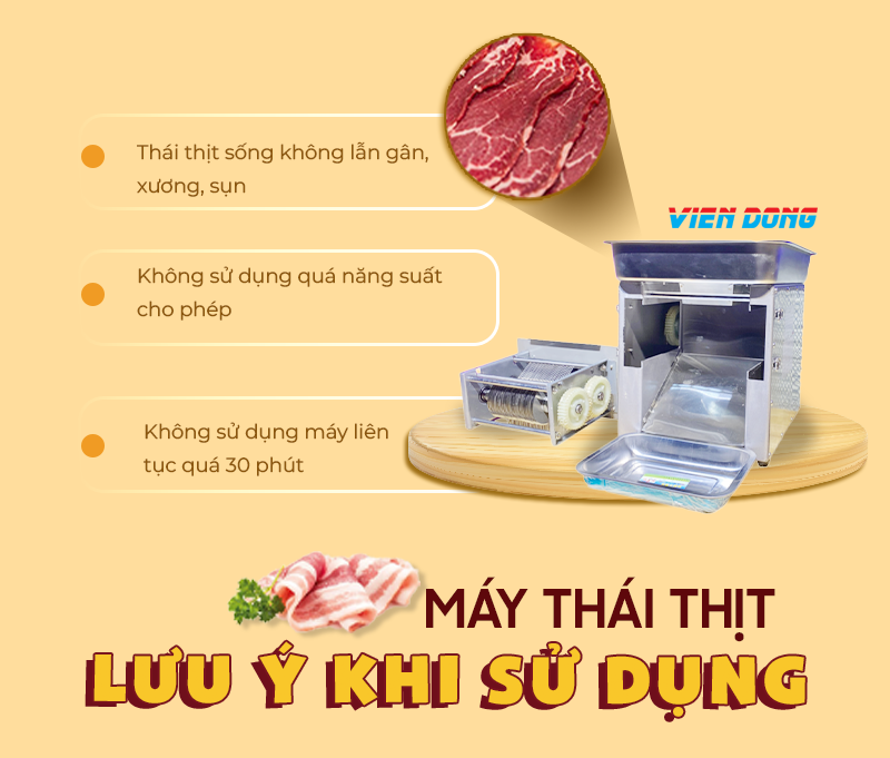 máy thái thịt viễn đông