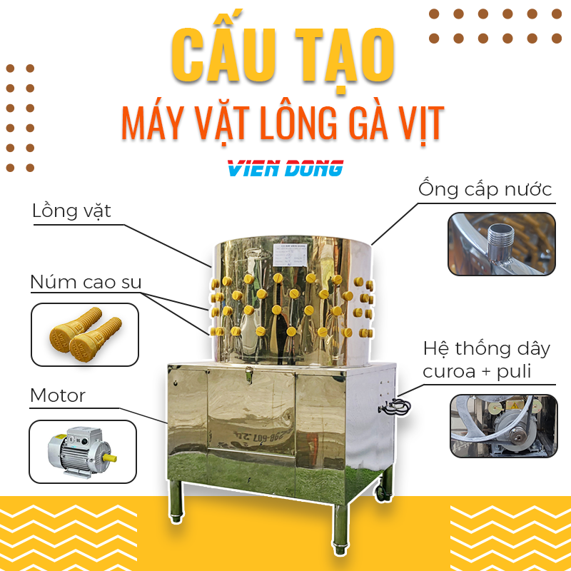 máy làm vịt Viễn Đông