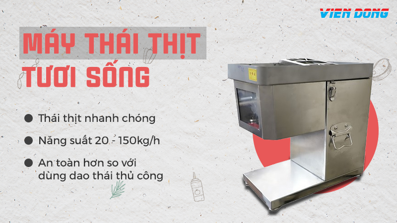 máy thái thịt tươi sống