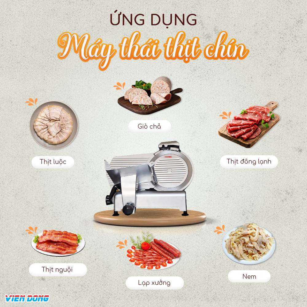 giá máy thái thịt đông lạnh